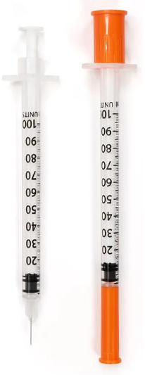 U-100 INSULIN SYRINGE 29G 1CC 1/2-INCH (12.7MM) | 10 PACK